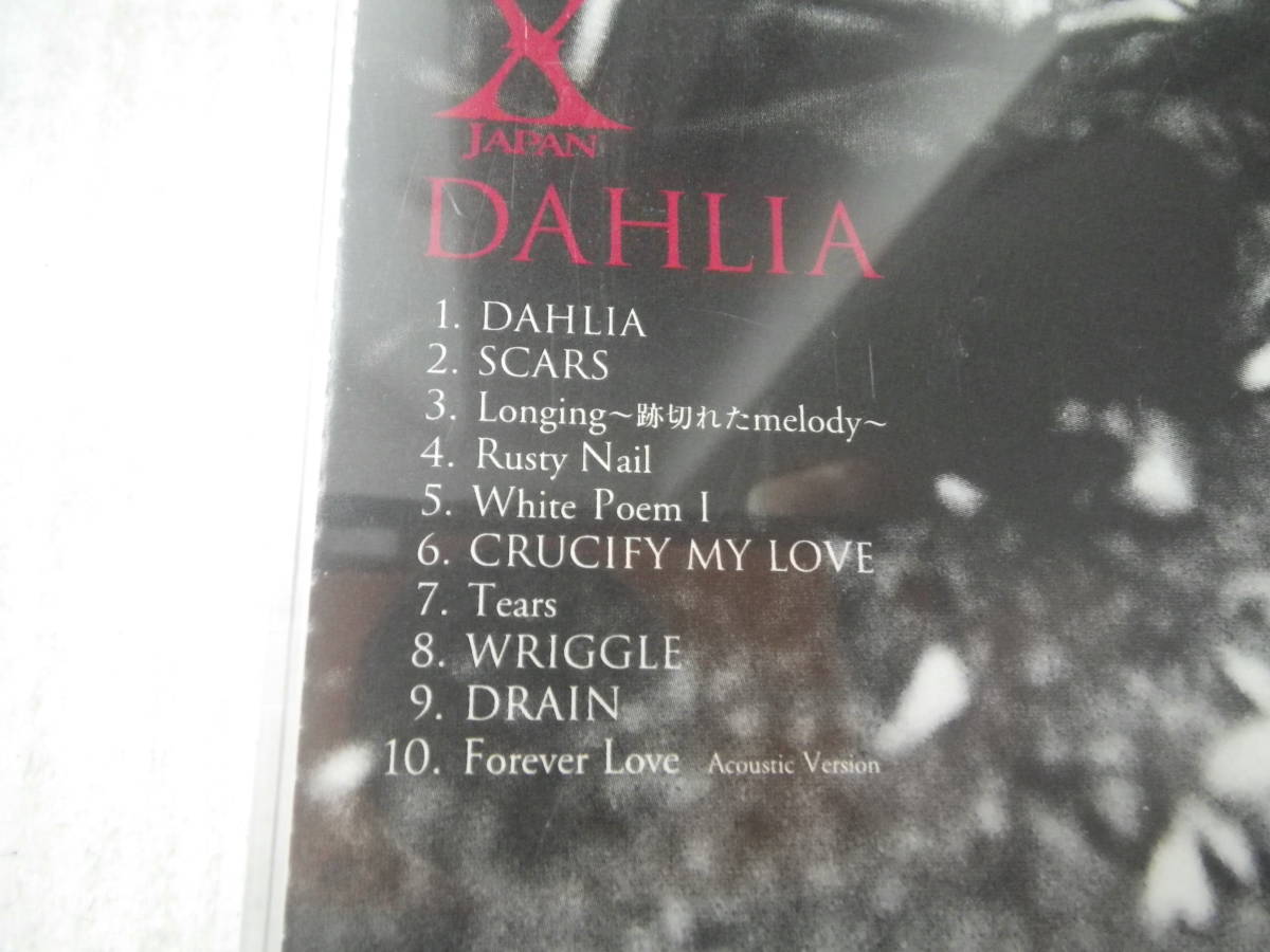 CD X-JAPAN エックス・ジャパン DAHLIA 音楽アルバム Rusty Nail Tears SCARS Forever Love 他 10曲 TOSHI HIDE YOSHIKI PATA HEATH_画像2