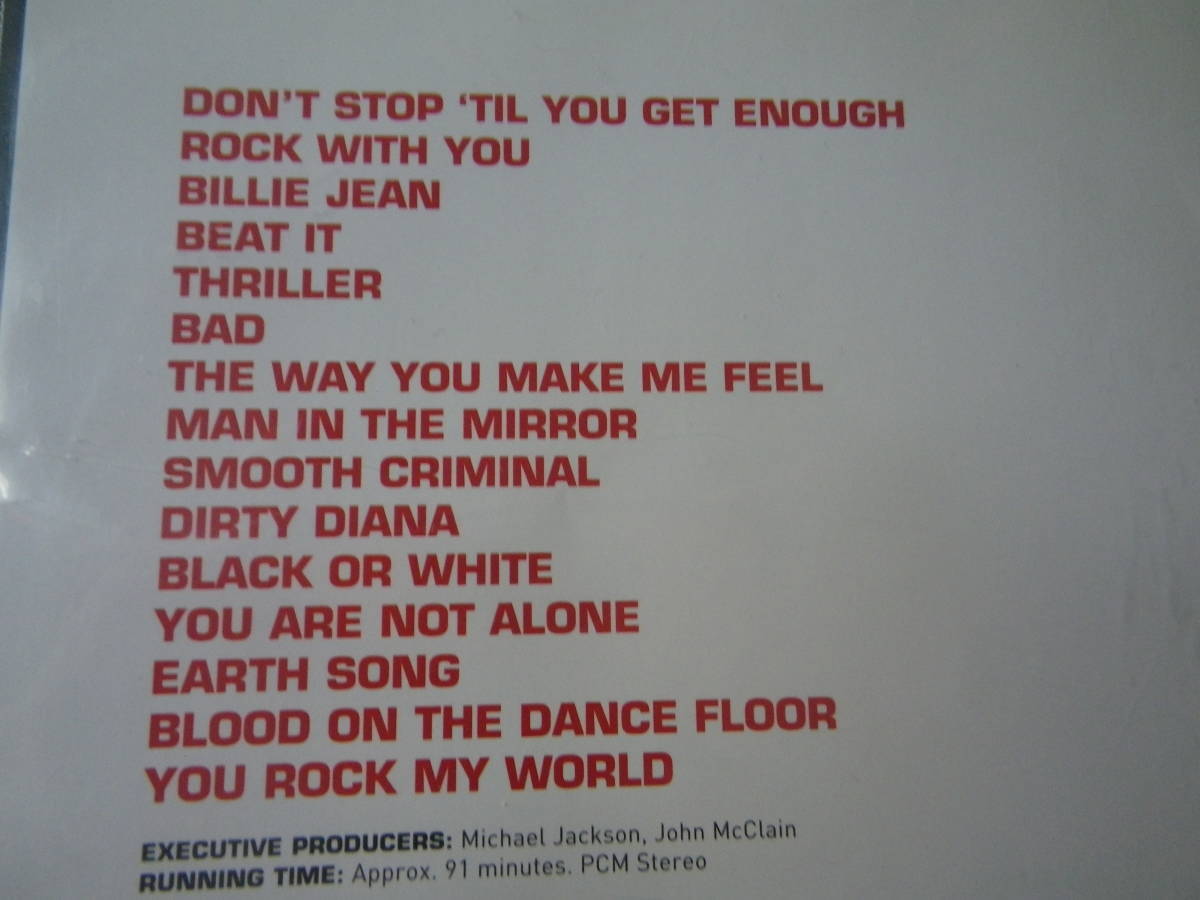 DVD Michael Jackson マイケル・ジャクソン BEST ベスト盤 NUMBER ONES 他 15曲 ビリージーン スリラー バッド スムースクリミナル 他_画像2
