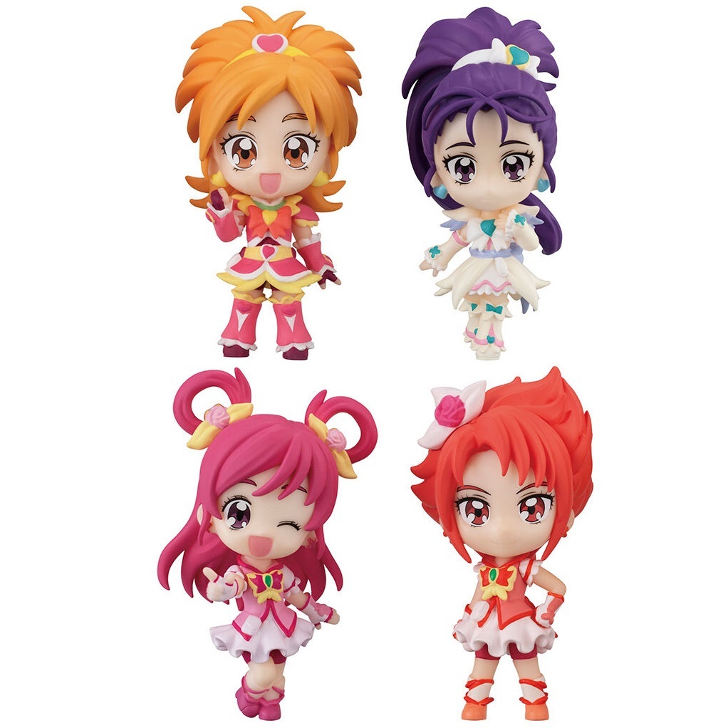 プリキュアオールスターズ カプセル フィギュア コレクション Vol.1 全4種 セット ブルーム イーグレット ドリーム ルージュ ガチャ_サンプル画像です