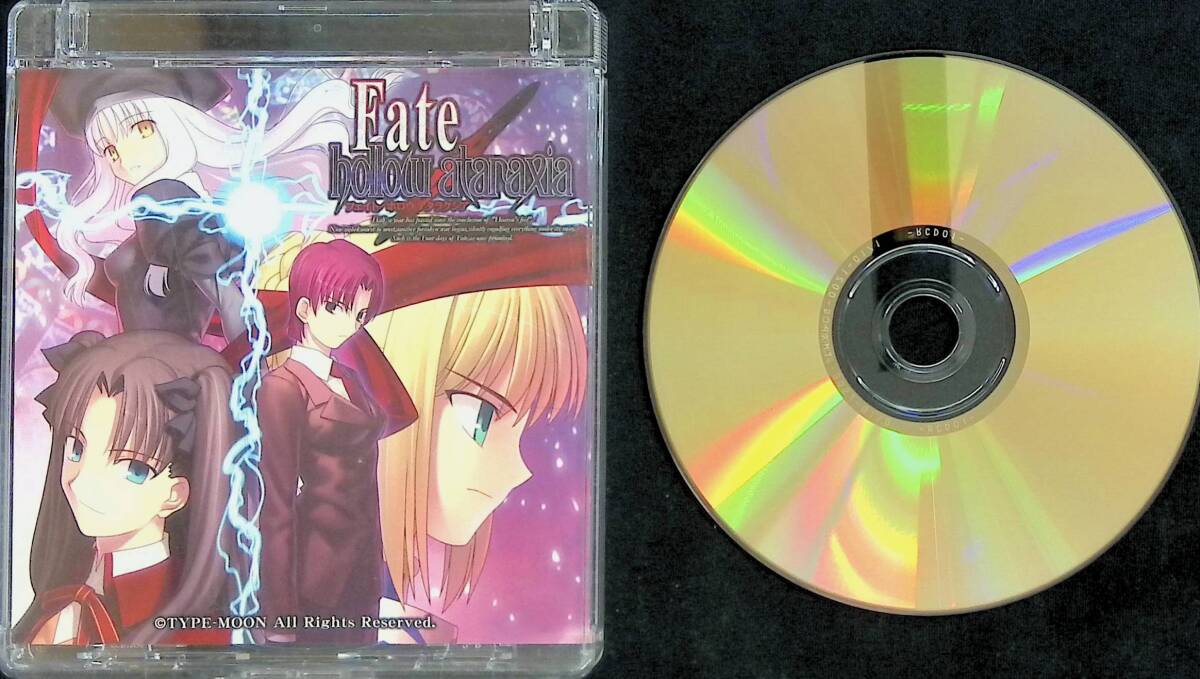 DVD-ROM　Fate hollow ataraxia　フェイト ホロウ アタラクシア　ビジュアルノベル　ゲームディスク　TYPE-MOON　UA240226M1_画像2