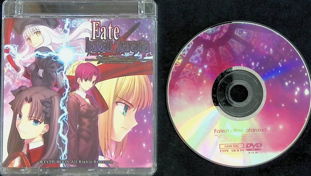 DVD-ROM　Fate hollow ataraxia　フェイト ホロウ アタラクシア　ビジュアルノベル　ゲームディスク　TYPE-MOON　UA240226M1_画像1