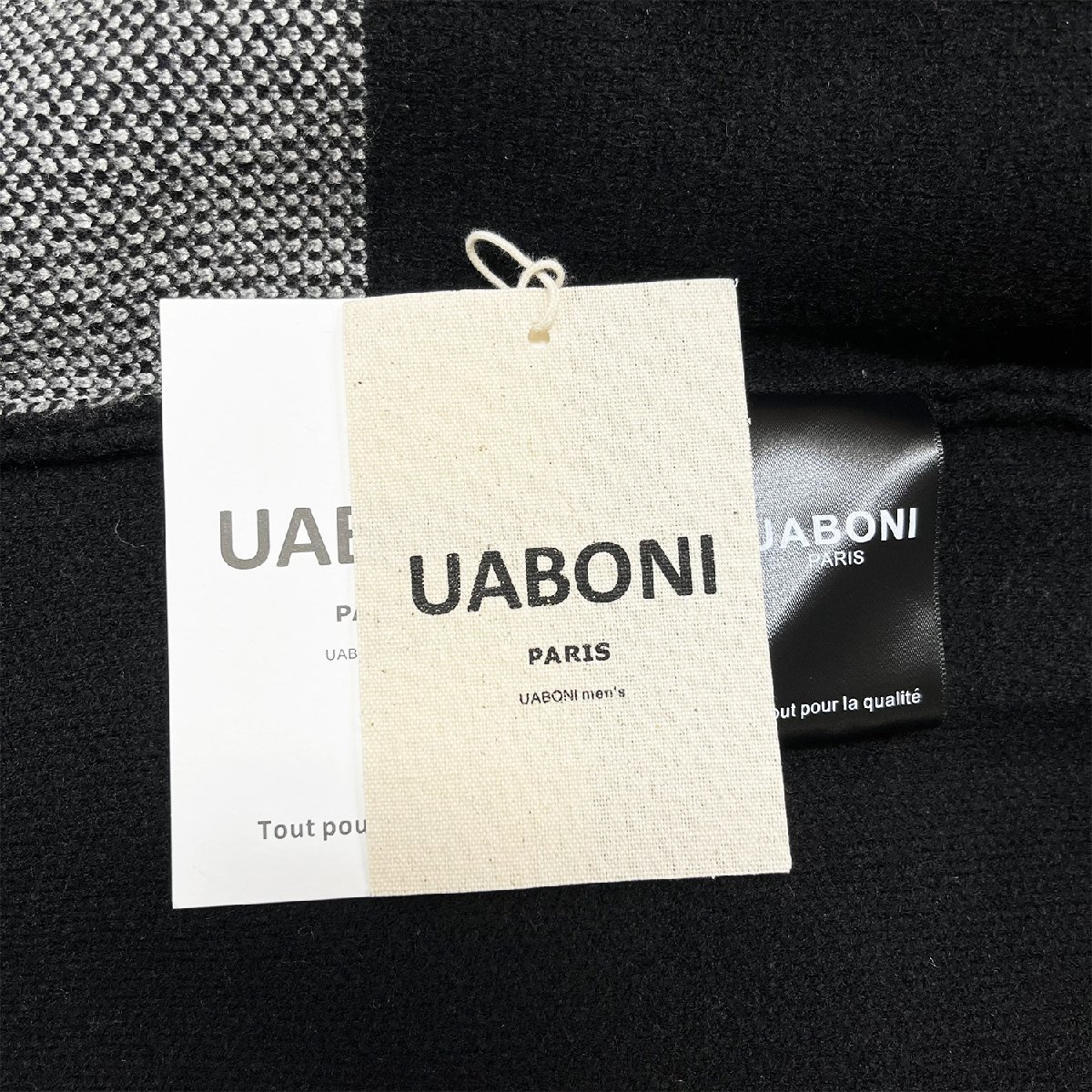 高級EU製＆定価5万◆UABONI*Paris*セーター*ユアボニ*パリ発◆厚手 伸縮性 防寒 笑顔 ニット スウェット 個性 秋冬 定番 L/48サイズ_画像9