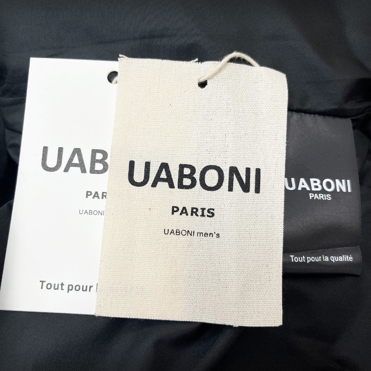 ★★最上級EU製＆定価11万◆UABONI*Paris*ダウンジャケット*ユアボニ*パリ発◆ダックダウン90％ 個性 防寒 撥水加工 ボマージャケット M/46_画像10