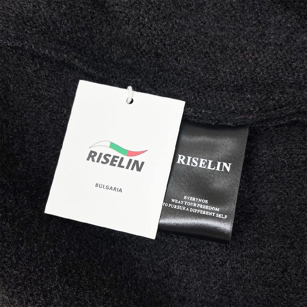 上級ヨーロッパ製※定価5万◆ブルガリア発※RISELIN セーター カシミヤ/ミンク混 ニット 英字 防寒 カジュアル リラックス 定番XL/50サイズ_画像10