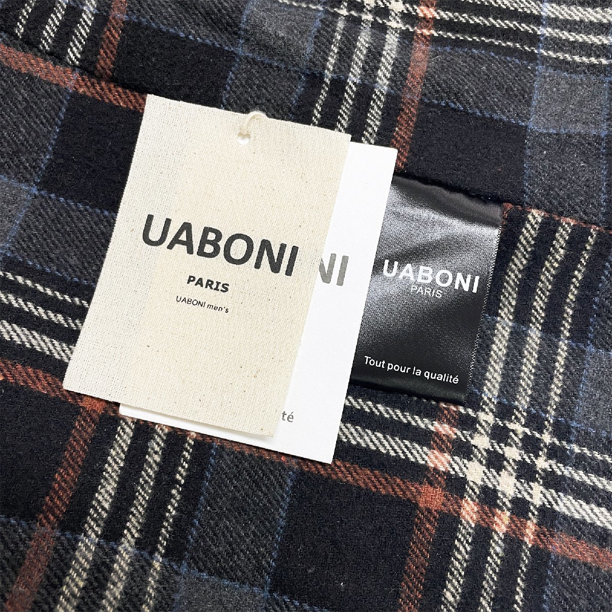 ★★上級EU製＆定価7万◆UABONI*Paris*ジャケット*ユアボニ*パリ発◆上品 防風 切替 フード付き 切替 ブルゾン カジュアル 日常 L/48サイズ_画像10