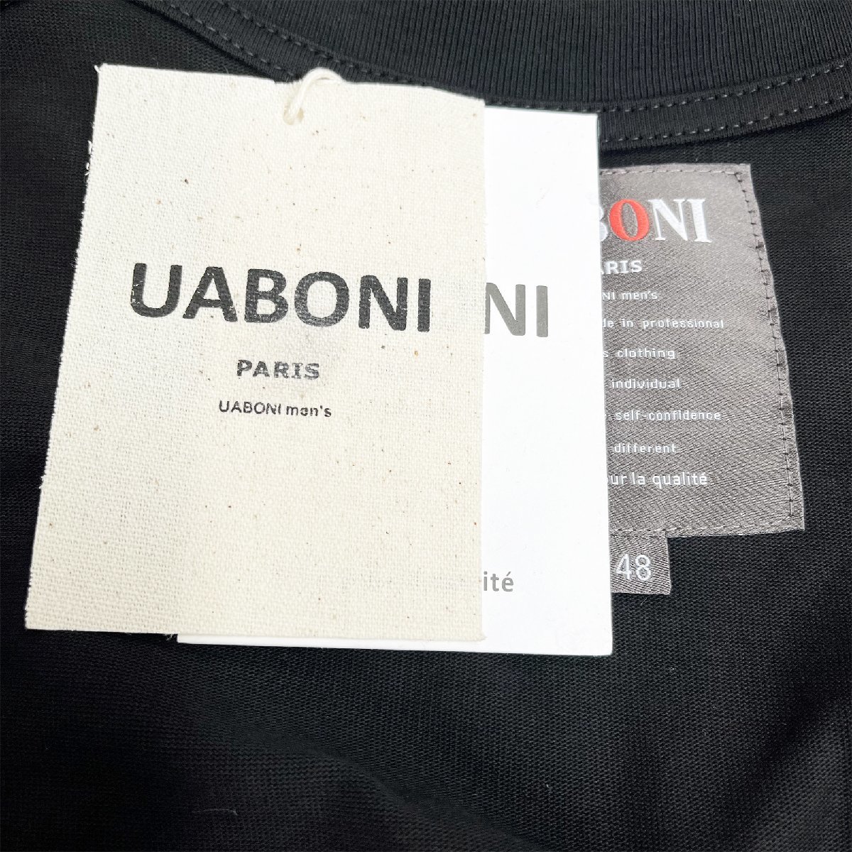 定番EU製＆定価2万◆UABONI*Paris*半袖 Tシャツ*ユアボニ*パリ発◆コットン100％ 速乾 快適 キャラクター カットソー スウェット M/46_画像7