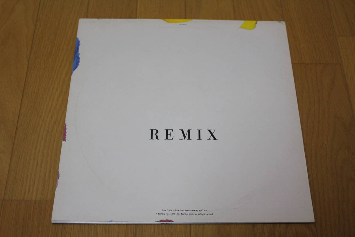 ●New Order - True Faith Remix Shep Pettibone　Mix 12インチシングル　UK盤_画像2