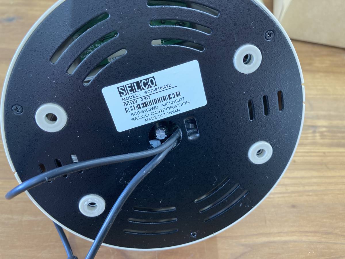 b100 SELCO セルコ SCD-6100WD SCDHD-1000 SCD-7310WIR ドームカメラ 防犯カメラ ※ジャンク品 動作未確認_画像8