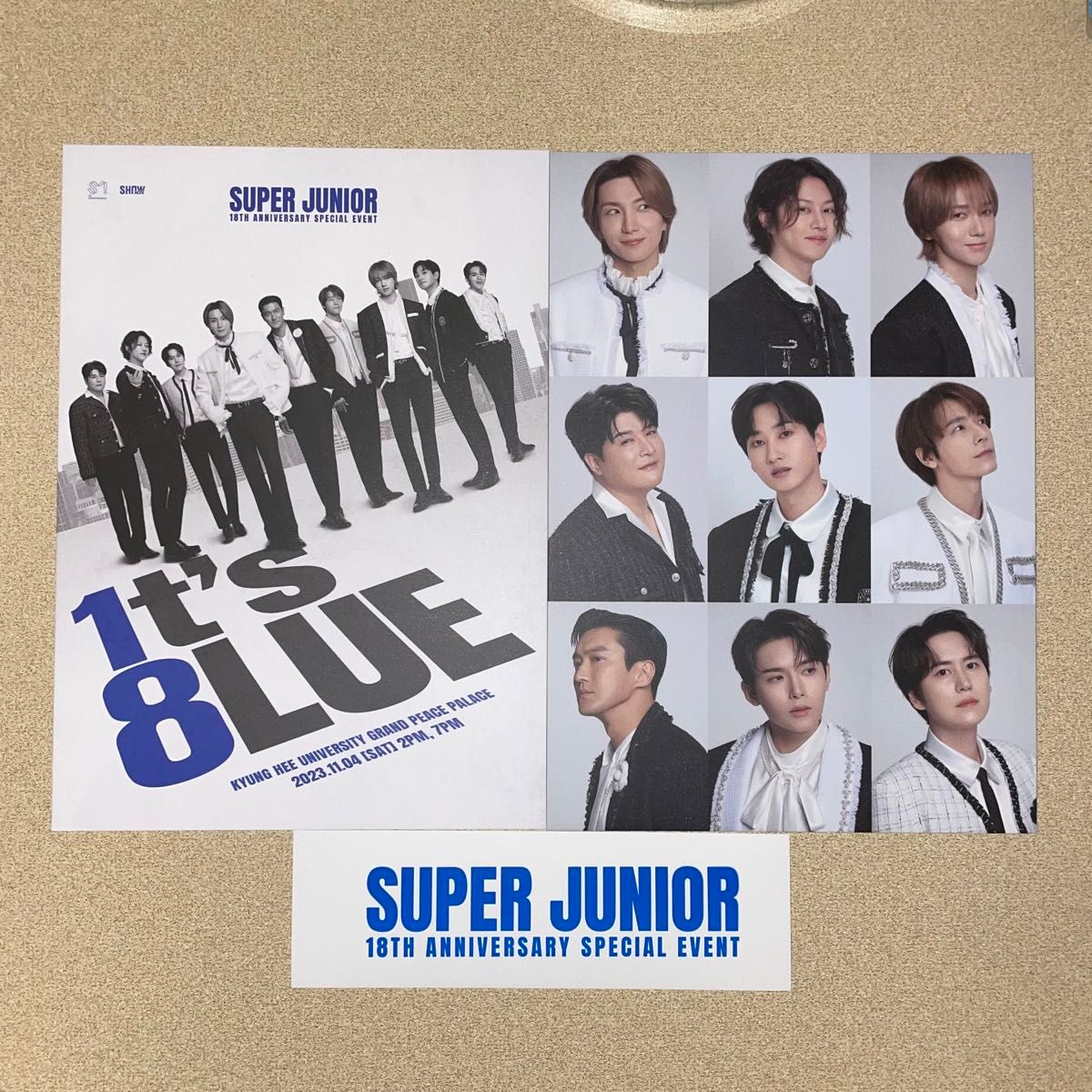 SUPER JUNIOR スーパージュニア 非売品ポスター SUPER JUNIOR スーパージュニア 非売品ポスター