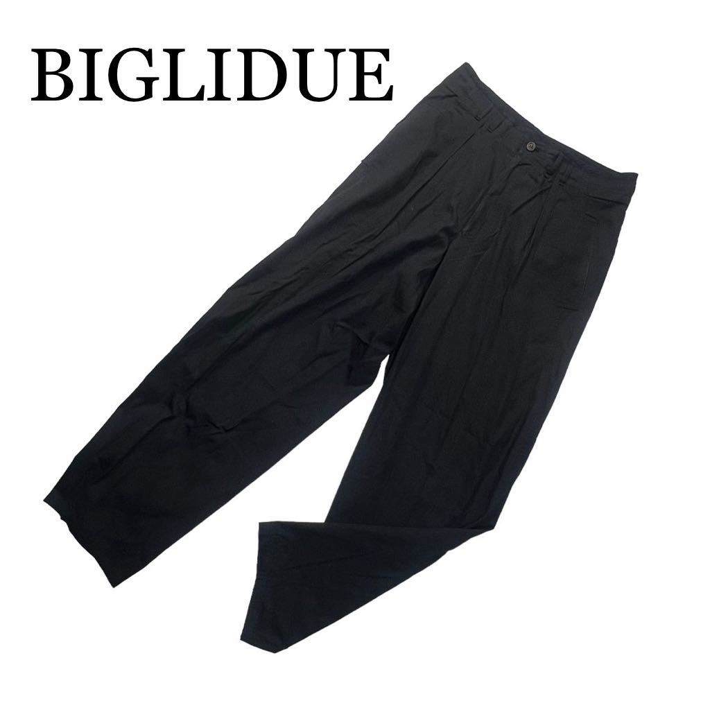BIGLIDUE ビリドゥーエ カジュアルパンツ 黒 サイズ48