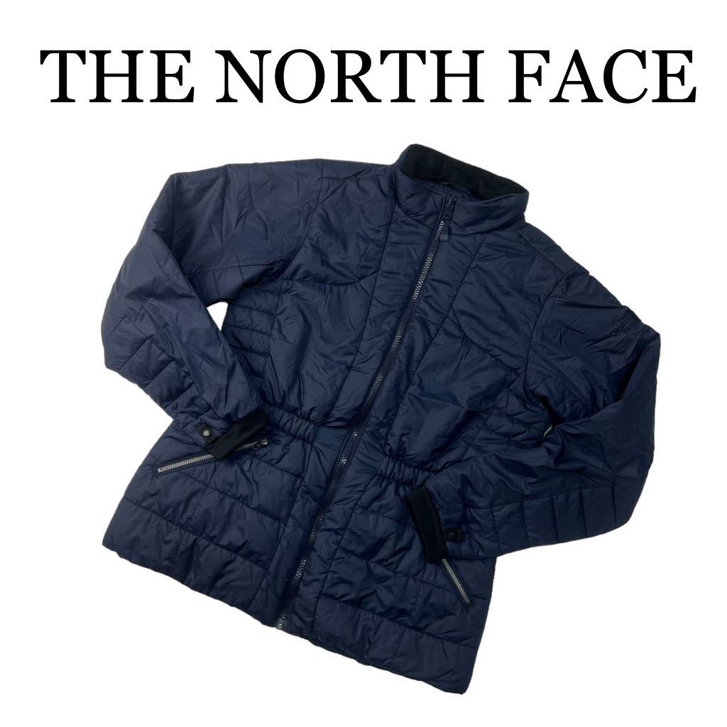 THE NORTH FACE ザノースフェイス ナイロンジャケット 中綿ジャケット ジップアップ 紺色 サイズ90（M）