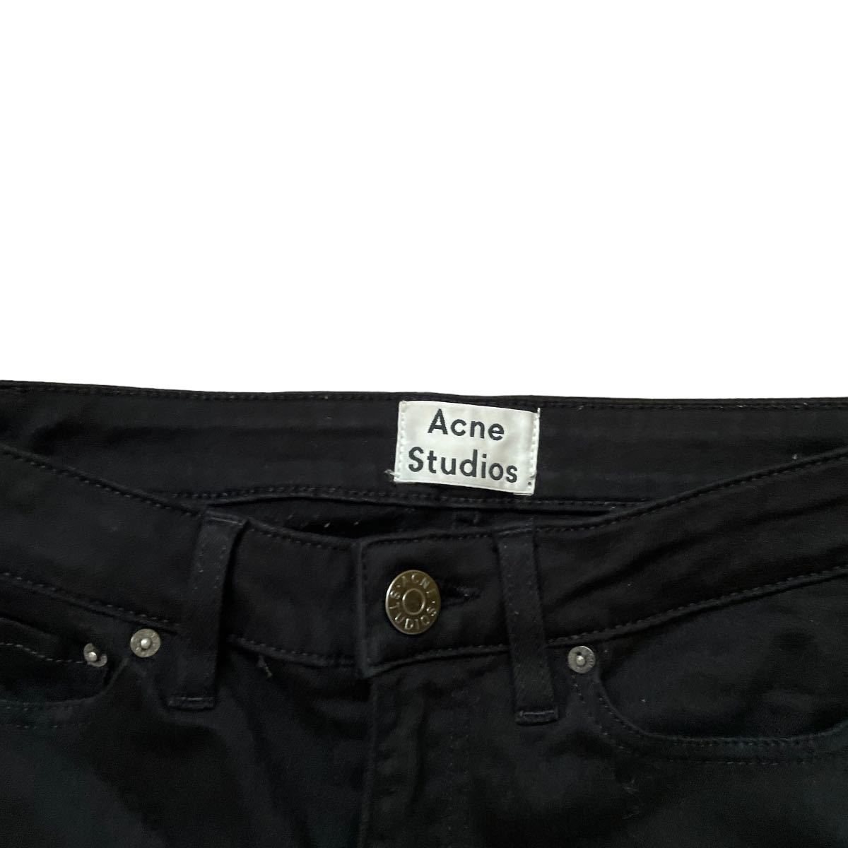 Acne Studios Acne стрейч обтягивающий джинсы брюки чёрный черный S