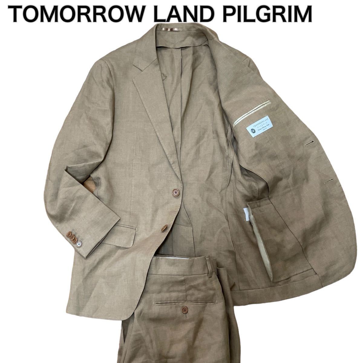 TOMORROW LAND PILGRIM Tomorrowland piru Гримм выставить костюм Brown лен бизнес джентльмен 44 L