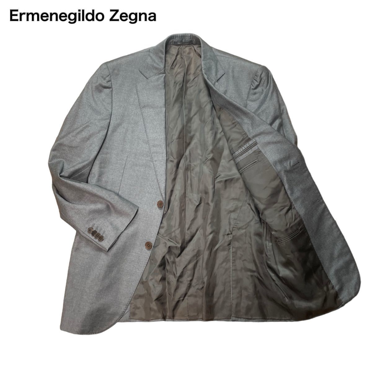 Ermenegildo Zegna テーラードジャケット ゼニアグレー46 L 紳士ビジネス ウール