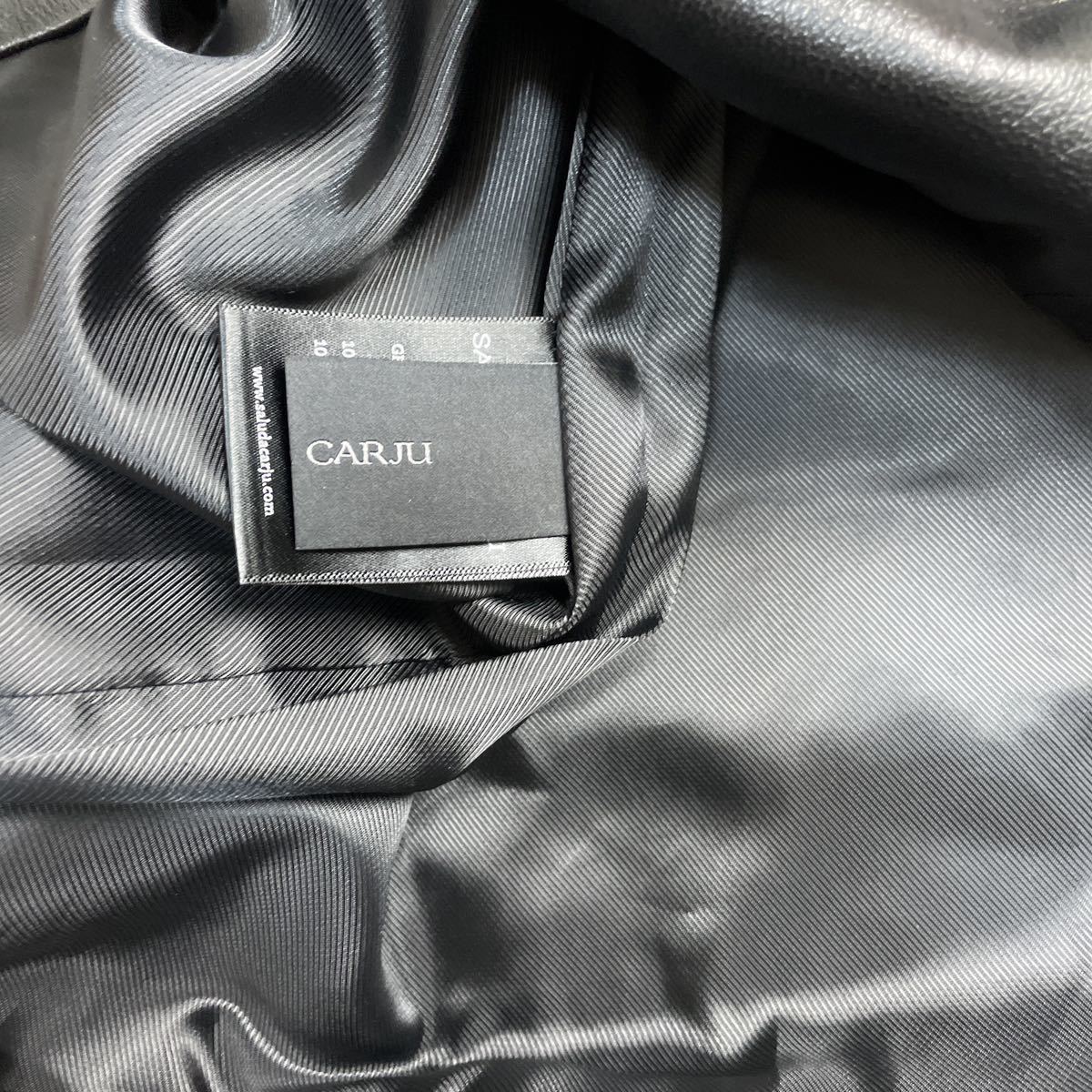 SALUDA CARJU レザーワンピース 本革 ブラック黒 XL 大きいサイズ _画像10