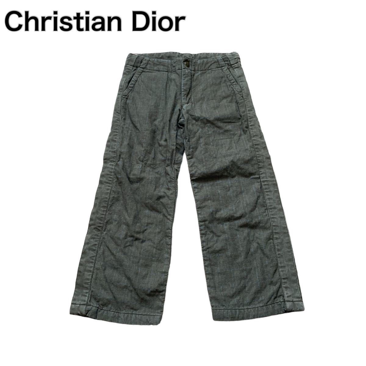 Christian Dior ディオール チェックパンツ キッズ女の子 4A 100〜110_画像1