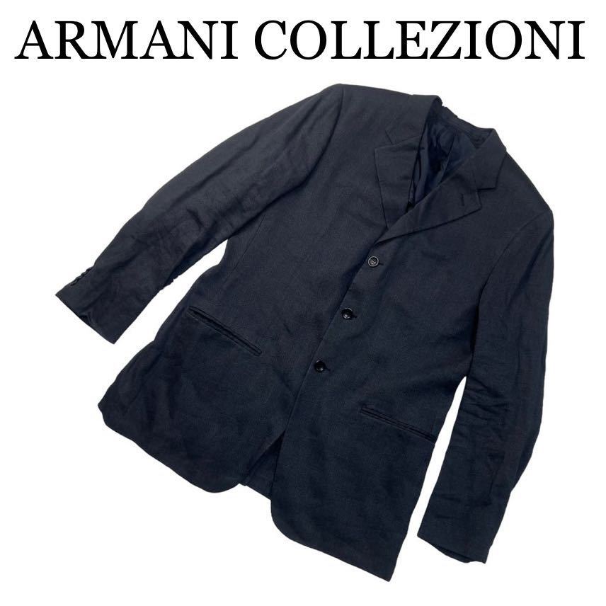 ARMANI COLLEZIONI アルマーニコレツィオーニ テーラードジャケット グレー 背抜き ジャケット