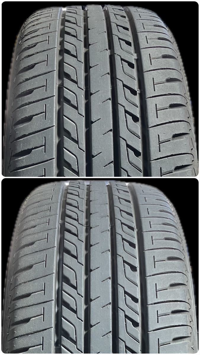 2022年製.国産タイヤ付 レガシィ 215/45R17 7J+55 5穴 PCD100 M14 ハブ56 純正17インチ アルミ ホイール 5H ピッチ100 MADEinJAPAN BP5 BL5_画像4