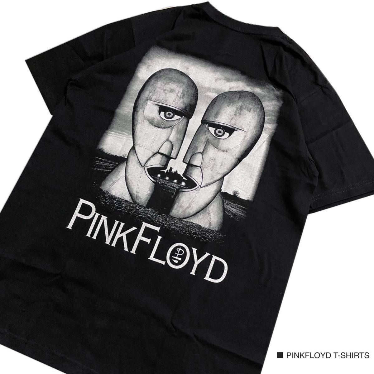 PINKFLOYD ピンクフロイド 半袖 Tシャツ ロック バンドT カジュアル Tee ブラックLサイズ_Lサイズ ブラック