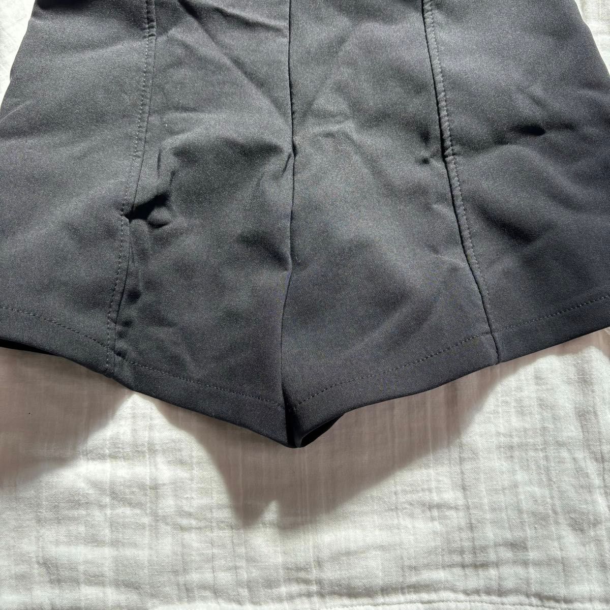 黒 パンツ 半パン ショートパンツ オシャレ レディース レディースファッション 