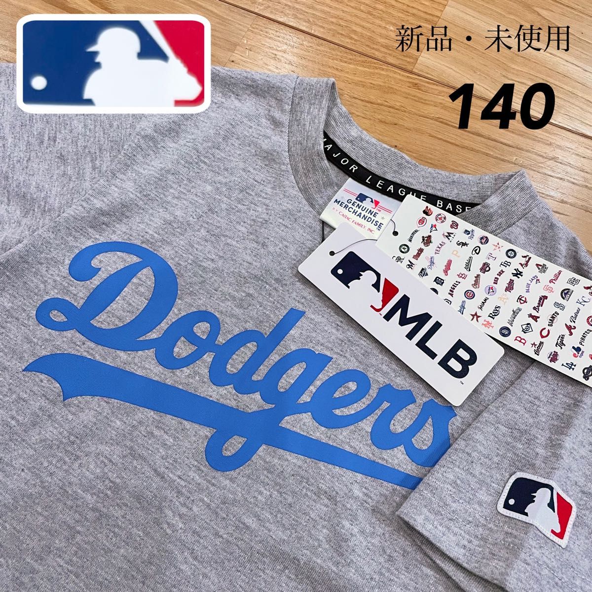【140】MLB公式 ロサンゼルス・ドジャース　半袖Tシャツ●大谷翔平　子ども服　キッズ　男の子