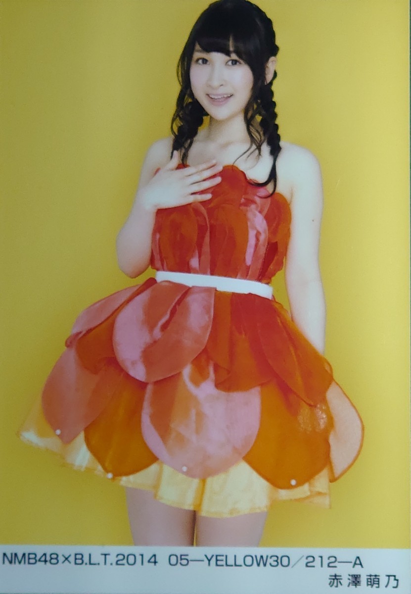 NMB48　BLT2014 5月　YELLOW　生写真　 赤澤萌乃　A1枚_画像1