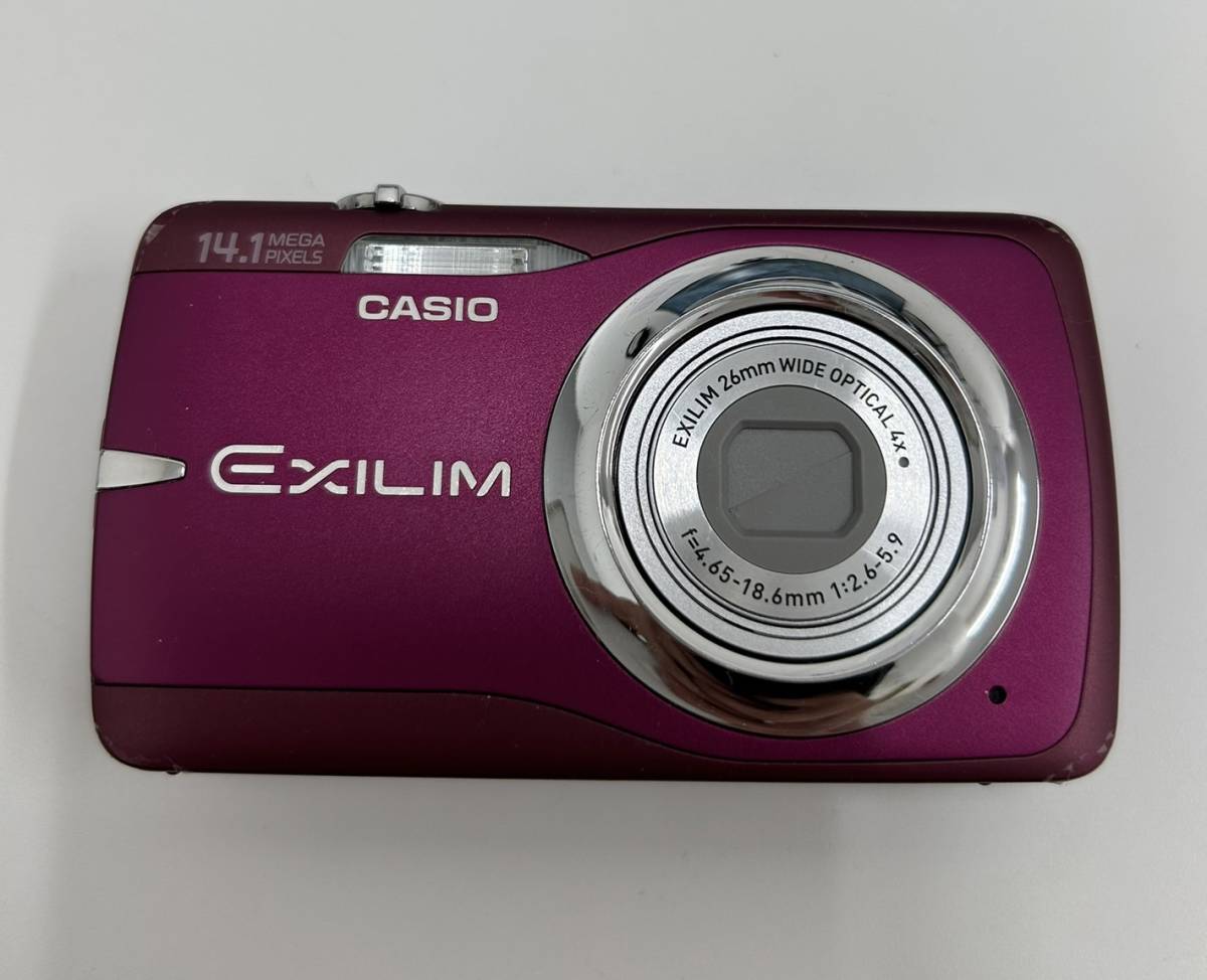 デジカメ CASIO EXILIM EX-Z550 レッド 14.1メガ 本体のみ _画像1