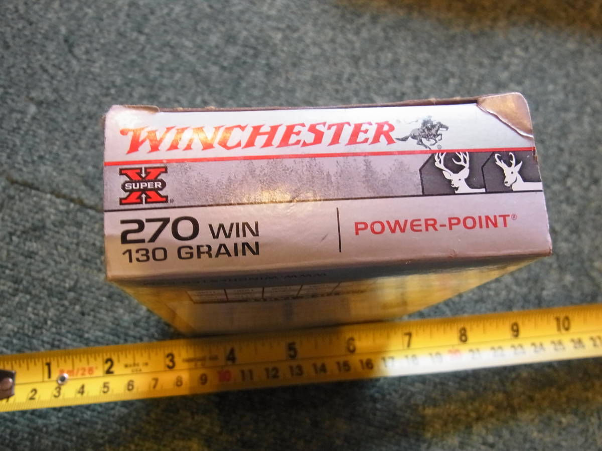 AMMO空箱LF WINCHESTER 270 WIN 130 Gr P-P 1箱（トレイ付き）_画像2