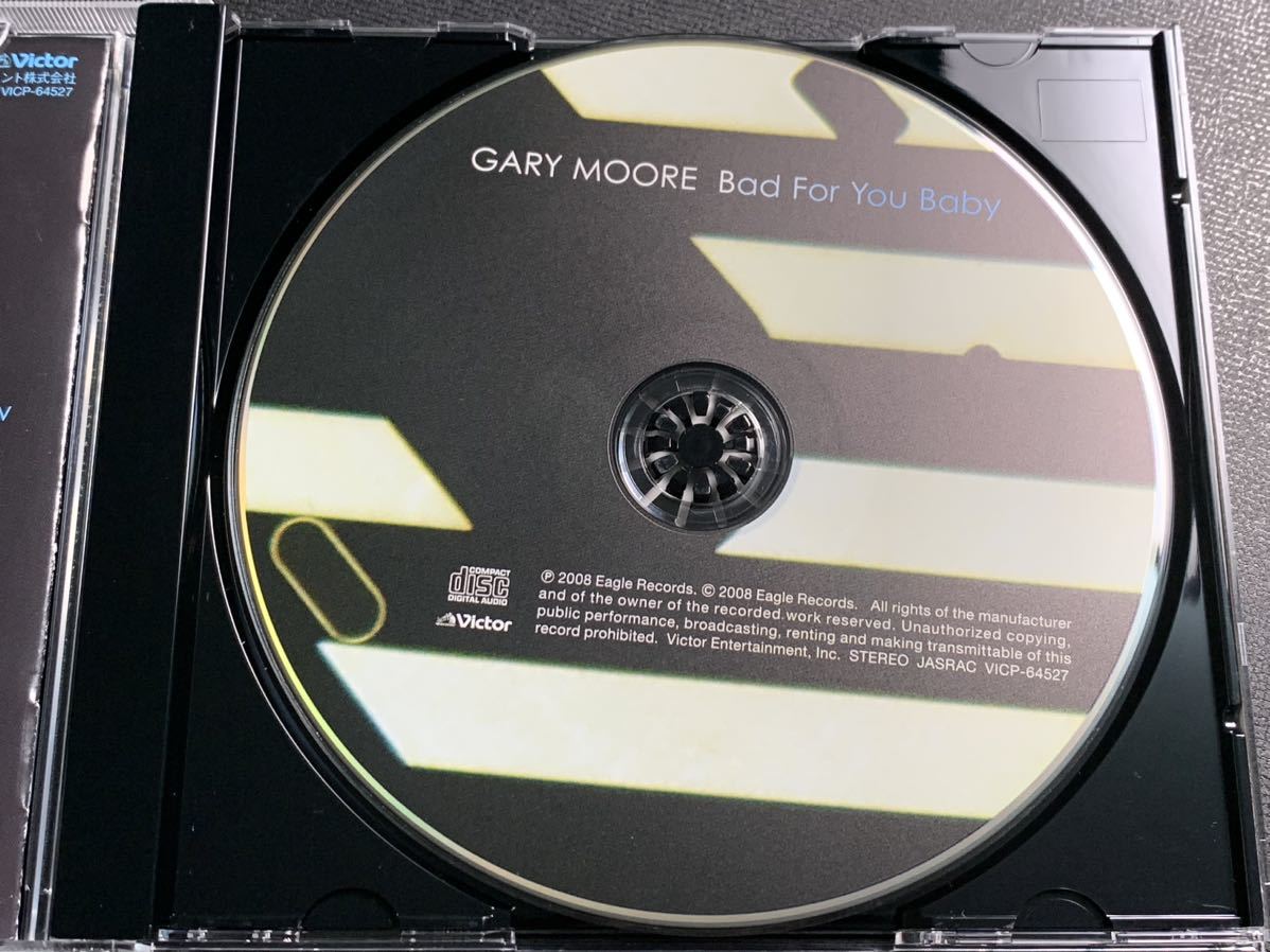#6/新品同様帯付き/ GARY MOORE(ゲイリームーア)『BAD FOR YOU BABY』/ 国内盤CD_画像4