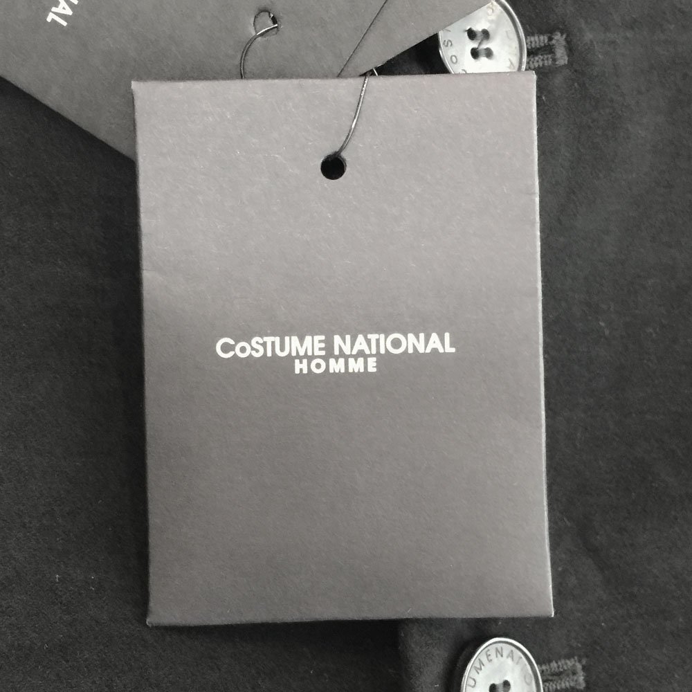 * не использовался Costume National Homme CoSTUME NATIONAL HOMME хлопок стрейч жакет мужской 44 черный длинный рукав 60Z029 2AB/90732
