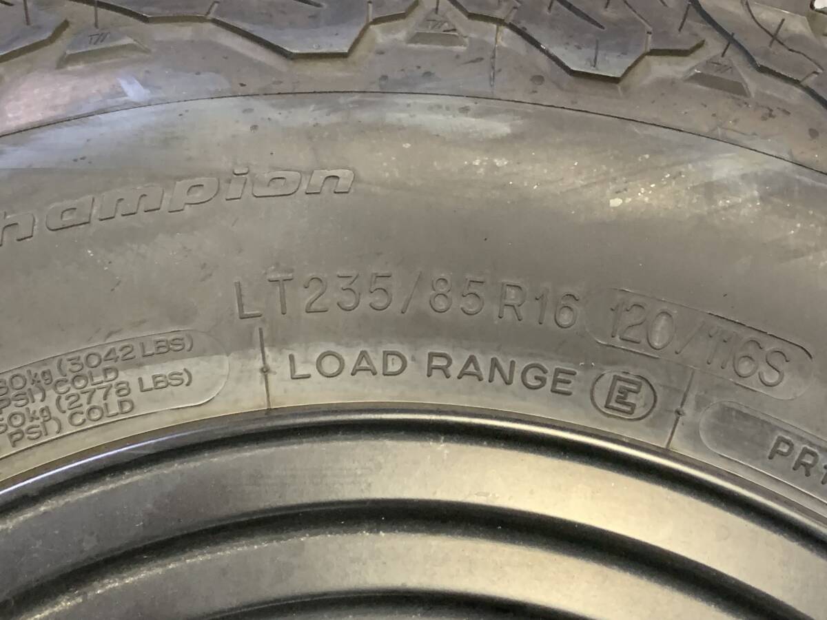 BFGoodrich All-Terrain T/AKO2 オールテレーン ジムラインtype2 BFグッドリッチ ランクル95プラド ランクル80 中古品 LT235/85R16 の画像4