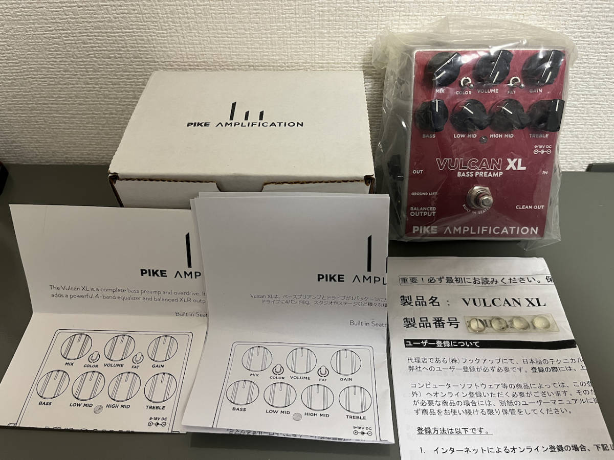 Yahoo!オークション - PIKE AMPLIFICATION VULCAN XL BASS Yahoo!オークション - PIKE AMPLIFICATION VULCAN XL BASS