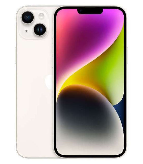 iPhone14[128GB] SIMフリー MPUQ3J スターライト【安心保証】_画像1