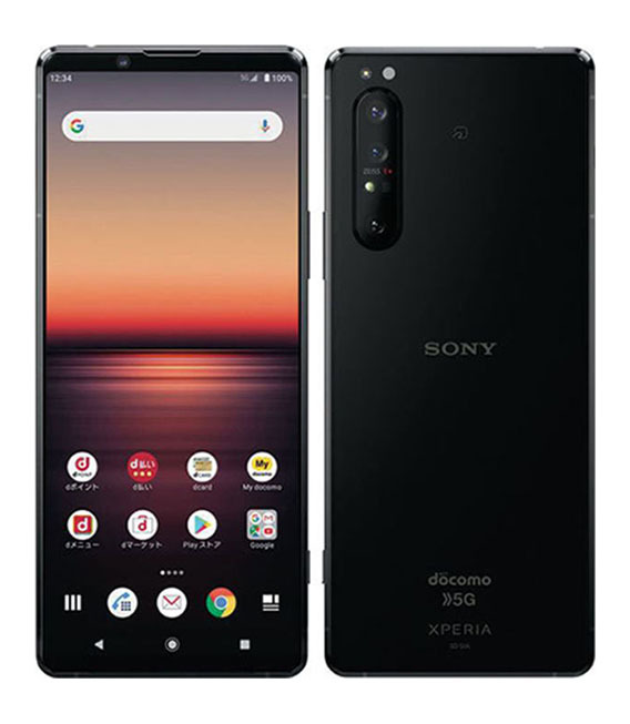 Xperia 1 II SO-51A[128GB] docomo ブラック ahamo版【安心保 …_画像1