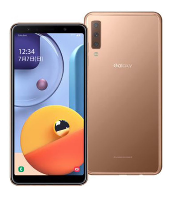 楽天モバイル Galaxy A7 ゴールド【安心保証】_画像1