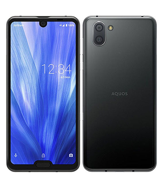 AQUOS R3 808SH[128GB] SoftBank プレミアムブラック【安心保 …_画像1