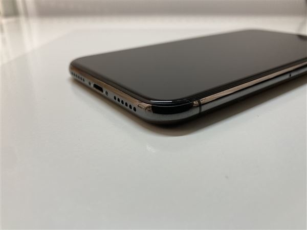 iPhoneX[256GB] SoftBank MQC12J スペースグレイ【安心保証】_画像4