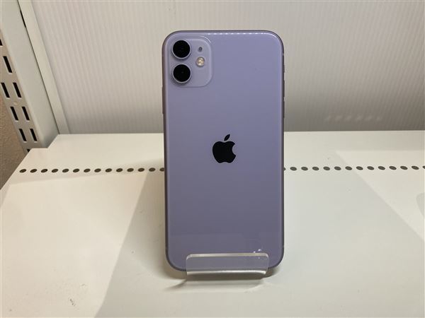 iPhone11[128GB] SIMフリー MWM52J パープル【安心保証】_画像3