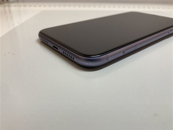 iPhone11[128GB] SIMフリー MWM52J パープル【安心保証】_画像4