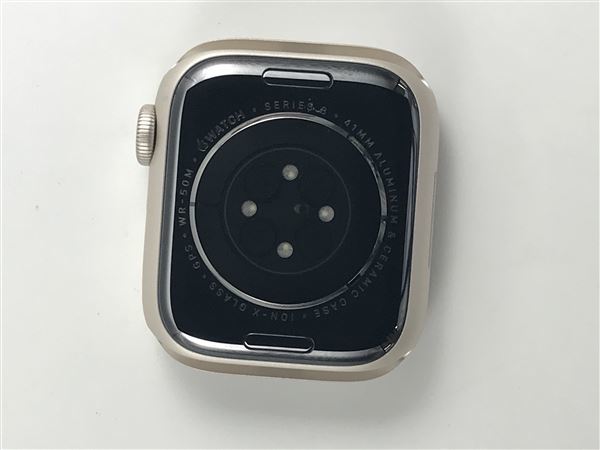 Series8[41mm GPS]アルミニウム スターライト Apple Watch MNP…_画像7