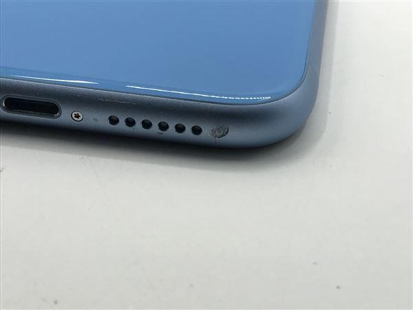 iPhoneXR[128GB] docomo MT0U2J ブルー【安心保証】_画像5