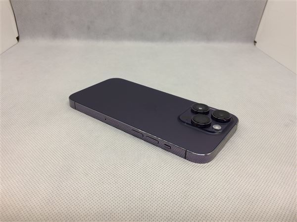 iPhone14 Pro[128GB] 楽天モバイル MQ0F3J ディープパープル【…_画像3