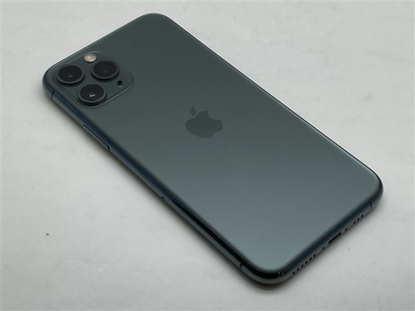 iPhone11 Pro[64GB] SIMロック解除 au ミッドナイトグリーン【…_画像2