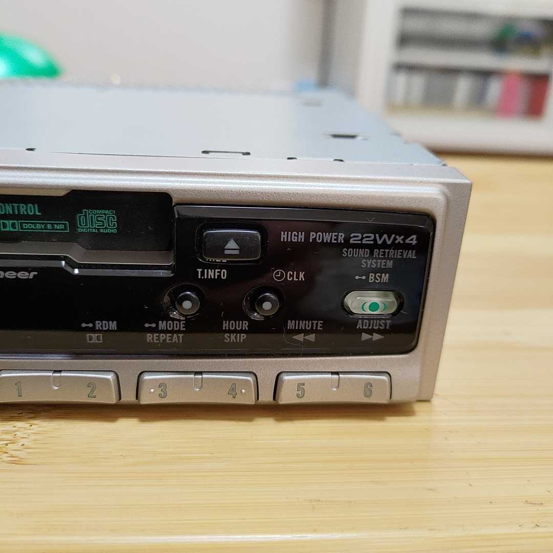 未使用品？ ダイハツ純正パイオニア カロッツェリア carrozzeria FM AM チューナー カセットデッキ 1DIN KEH-P3006ZY 86180-97208の画像8