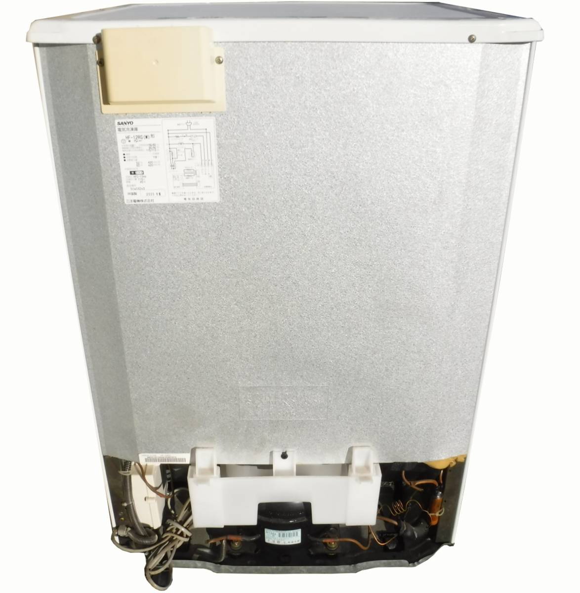  receipt limitation (pick up) : Shizuoka prefecture used SANYO Sanyo electric freezer HF-12RG W596×D596×H895 118L 3 step freezer stocker 