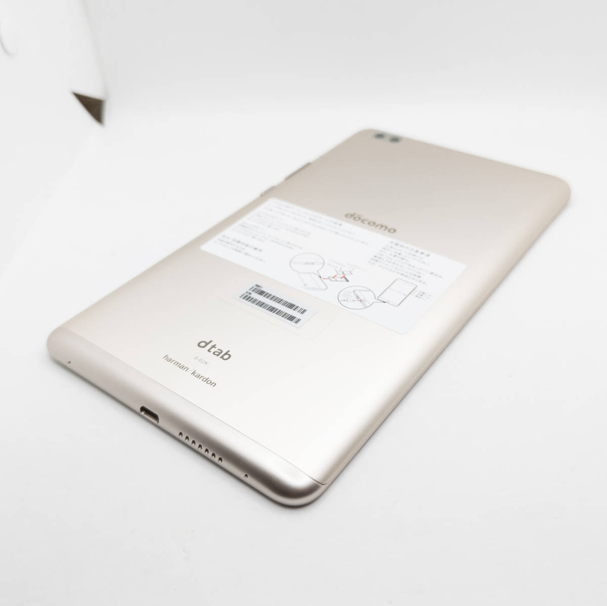 [ST-02577] Huawei dtab Compact d-02K ゴールド タブレット ファーウェイ Android アンドロイド タブ docomo 本体_画像3