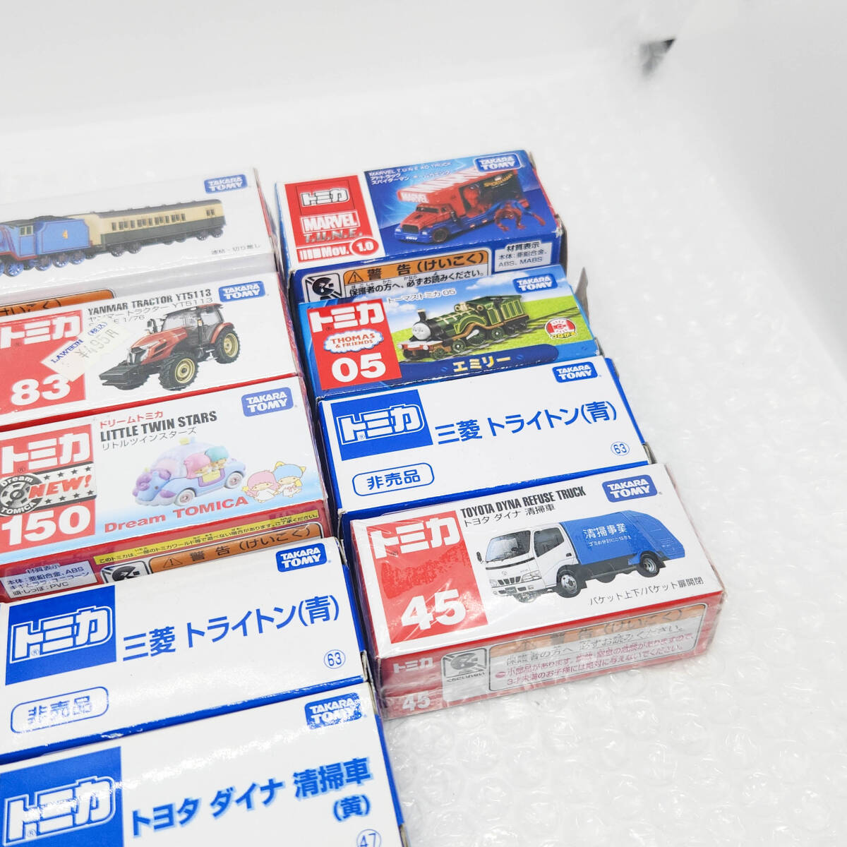 [ST-02360] トミカ 箱付き まとめて プレミアム ドリームトミカ 戦車 タンクローリー ドラえもん トーマス 非売品等 ミニカー 模型_画像4