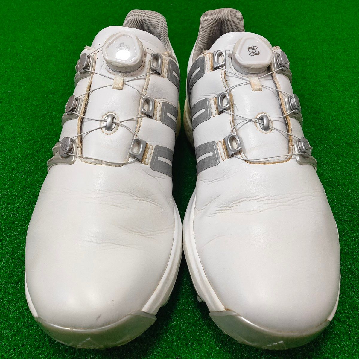 【スパイク新品交換済】adidas Golf パワーバンド ボア ブースト アディダス ゴルフシューズ 28cm