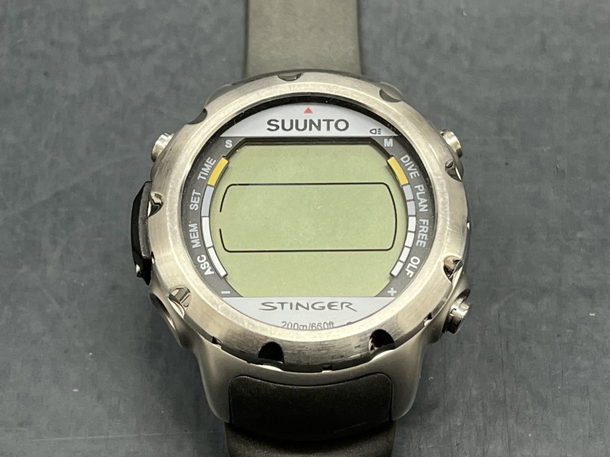 Suunto Stinger スント スティンガー 200m チタン 腕時計 動作未確認 ジャンク_画像1