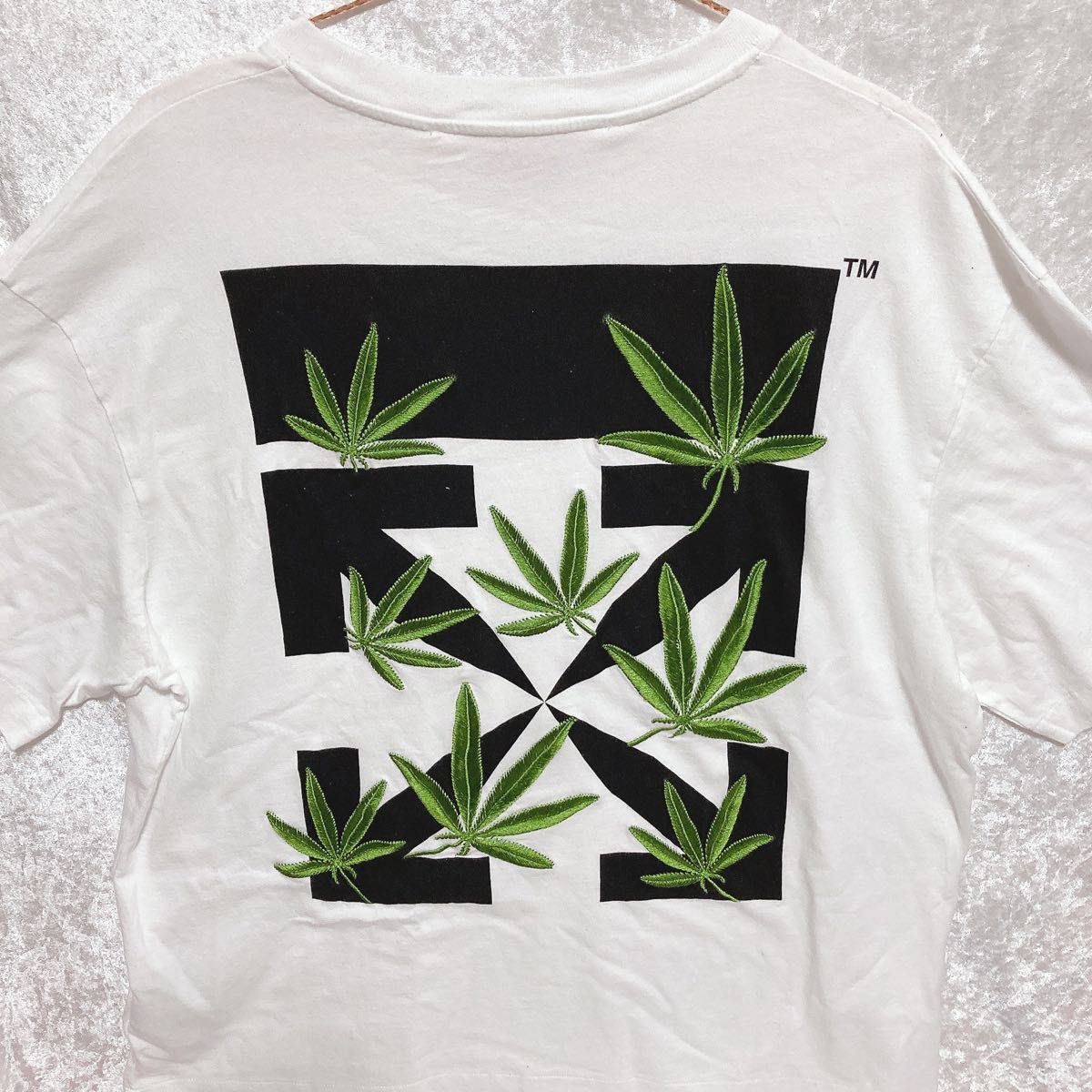 正規品】off-white オフホワイト 半袖 Tシャツ メンズ Lサイズ 正規品】off-white オフホワイト 半袖 Tシャツ メンズ Lサイズ